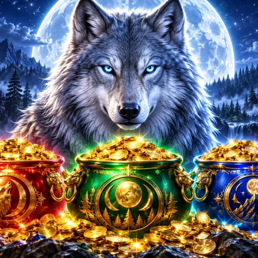 3 Pots of Lunar Wolf: Hold and Win cover art
