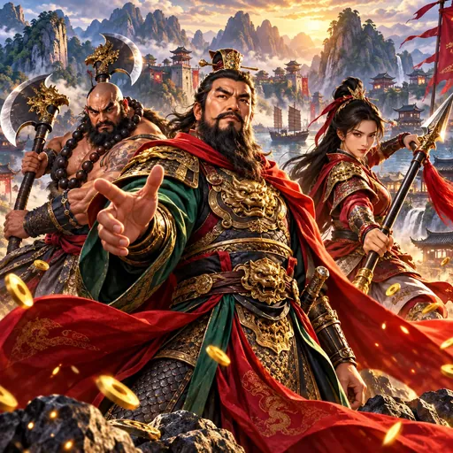 108 Heroes Water Margin cover art with folklore warrior characters