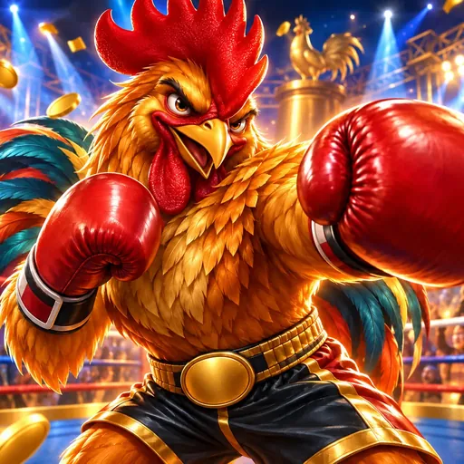 Battle Rooster cover art showing two roosters facing off in a sporting arena